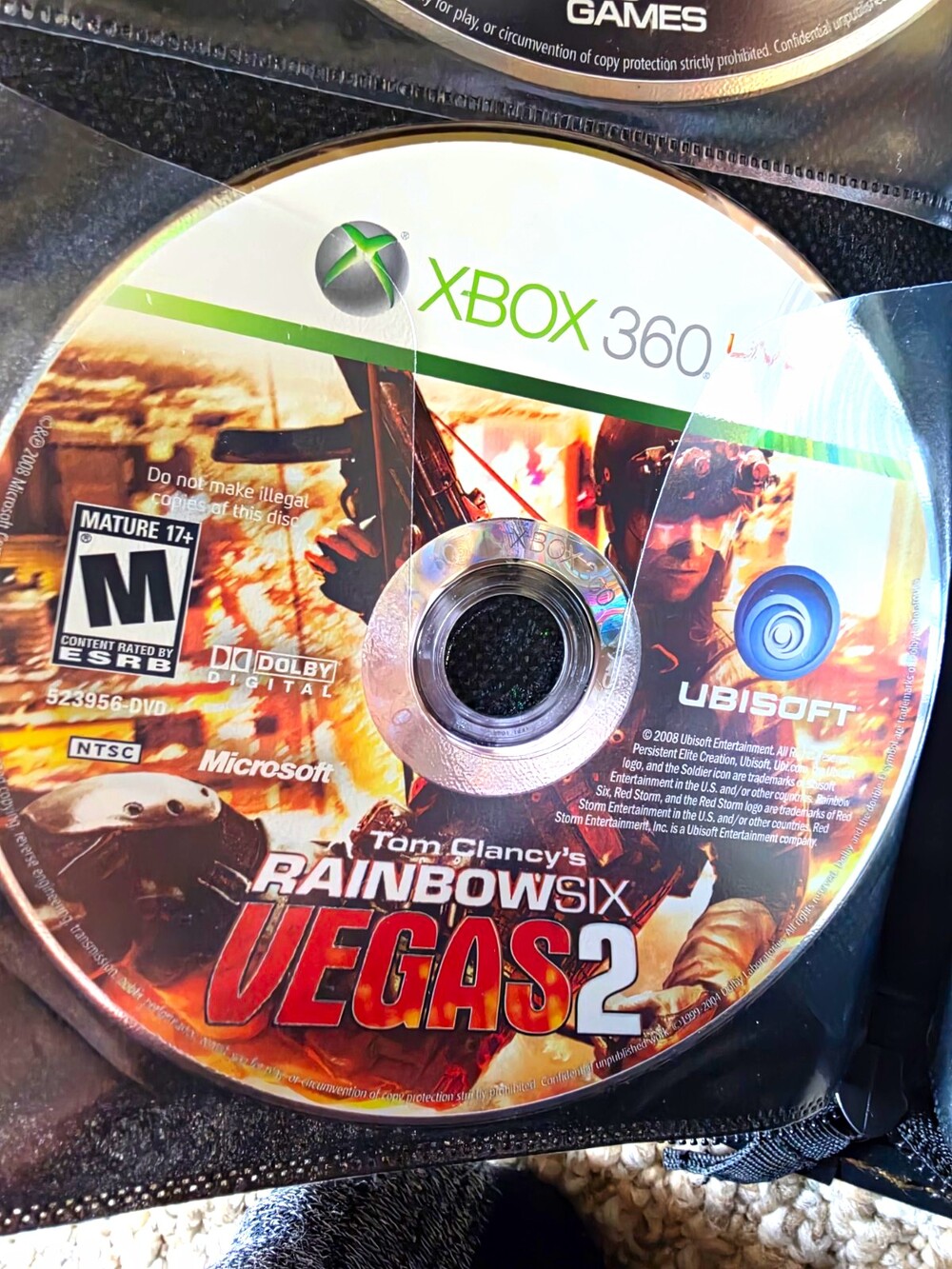 Tom Clancy's Rainbow Six: Vegas 2 (NTSC-U/C, M, 2008) Xbox 360